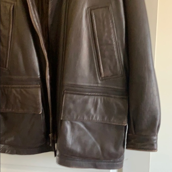 Vintage Men’s Leather Coat - Picture 3 of 3